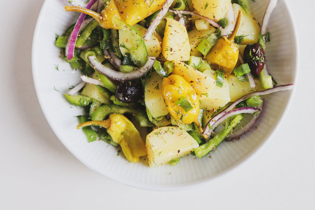 Patatosalata (Greek Potato Salad) – Fancy Peasant