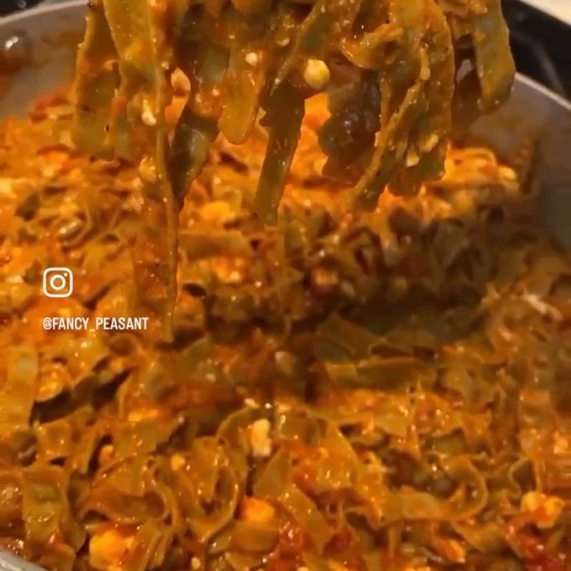 Quick Greek Edamame and Mung Bean Fettuccine Fancy Peasant